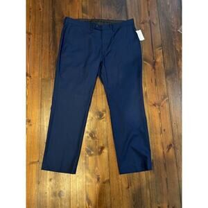 Nordstrom Rack Mens Dress Pants Trousers Navy Blue Size 38X30 Office Work New